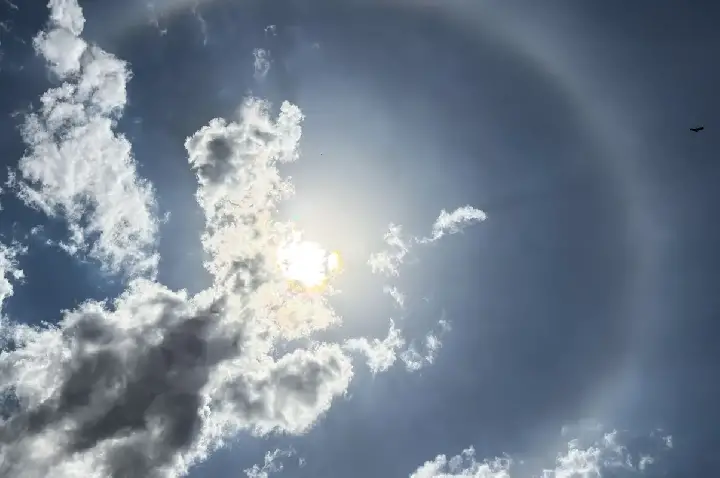 Beleza nos céus, halo solar não é sinal de chuva, diz especialista