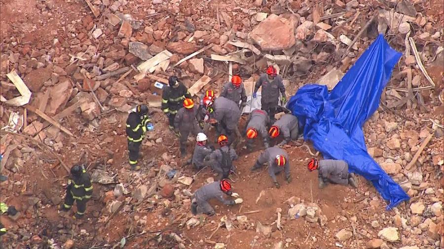 Resgate encontra o segundo corpo e procura mais seis nos destroços do prédio do Paissandu