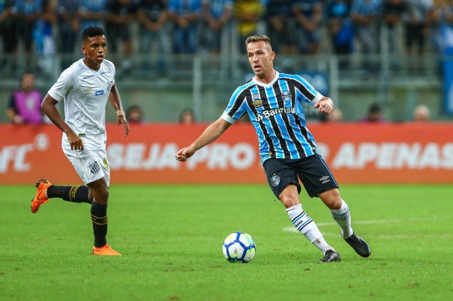 Sem inspiração, Santos é goleado na Arena do Grêmio e perde a segunda no Brasileiro