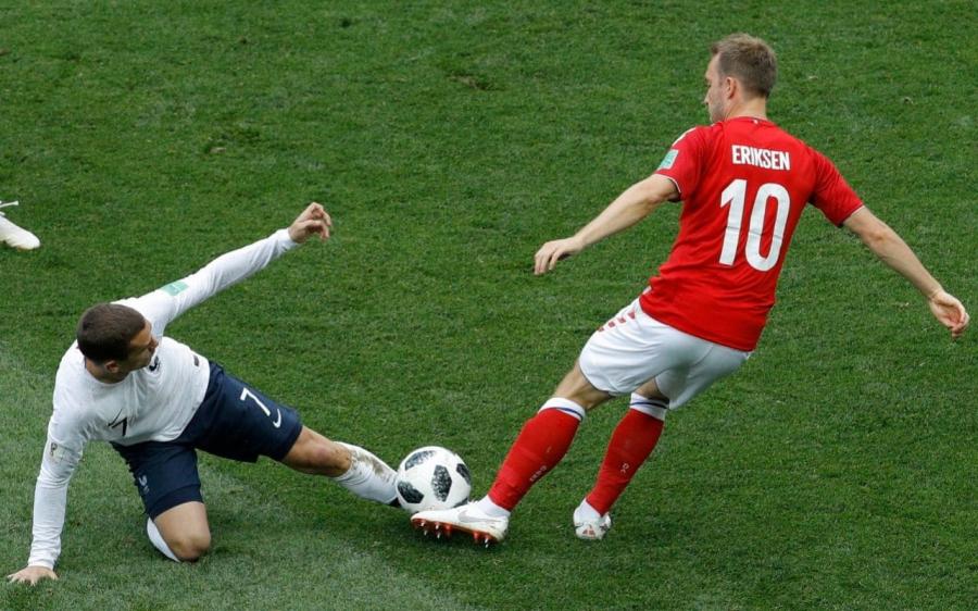 França e Dinamarca empatam sem gols, no primeiro 0 a 0 da Copa da Rússia