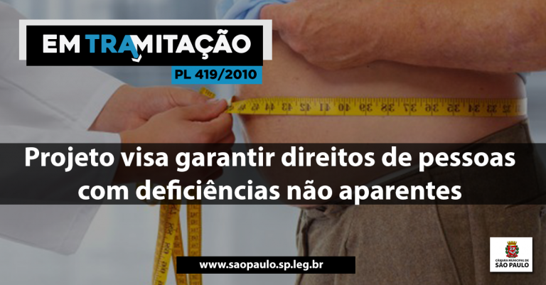 Projeto visa garantir direitos de pessoas com deficiências não aparentes