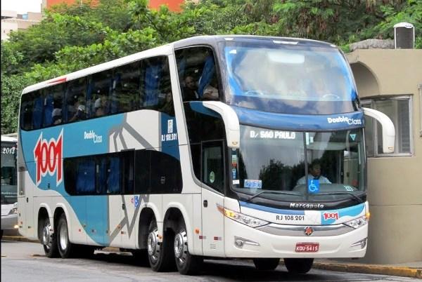 Auto Viação 1001 suspende operações interestaduais e restringe em 50% as linhas do urbano