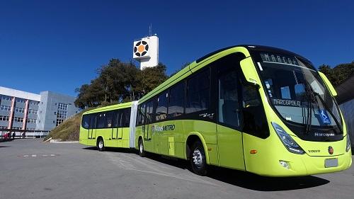 Volvo e Marcopolo exportam mais 20 ônibus articulados para BRT da Guatemala