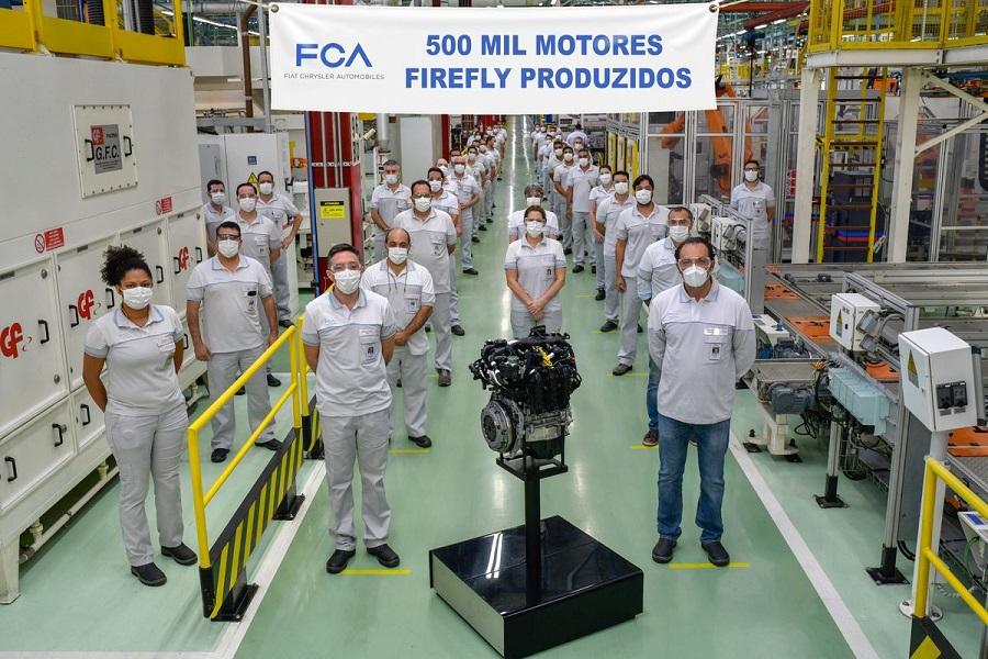FCA atinge 500 mil motores Firefly produzidos no Brasil