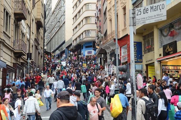 Pesquisa mostra aumento de 12% nas vendas do comércio em SP