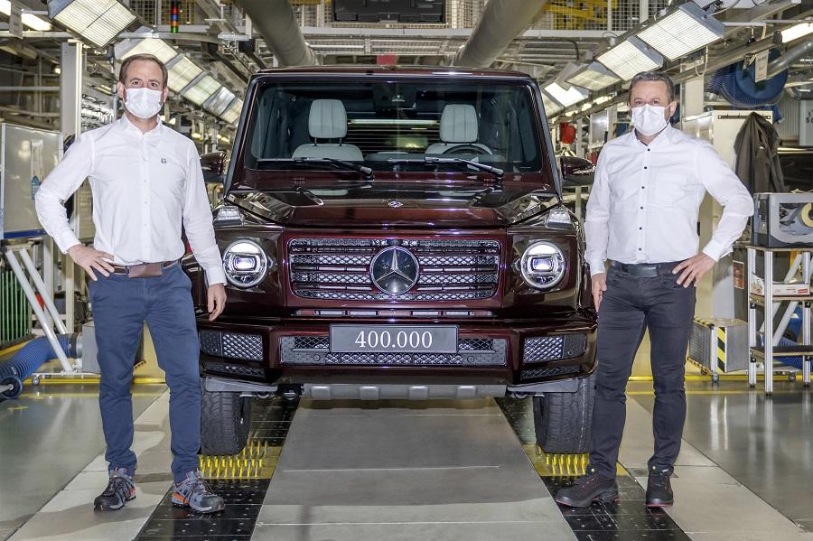 Mercedes-Benz Classe G atinge a marca de 400 mil unidades produzidas