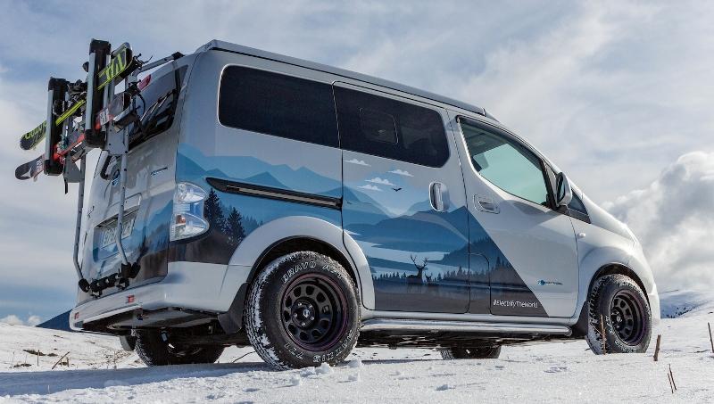 Nissan e-NV200 Winter Camper traz brilho para aventuras geladas