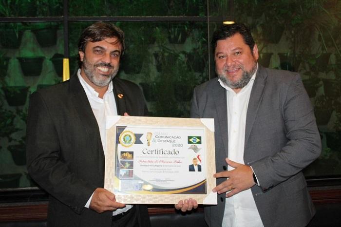 Empresário Sebastião Oliveira  recebe Prêmio Comunicação & Destaque