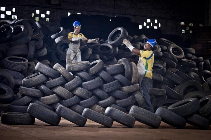 Indústria coletou mais de 380 mil toneladas de pneus velhos no Brasil