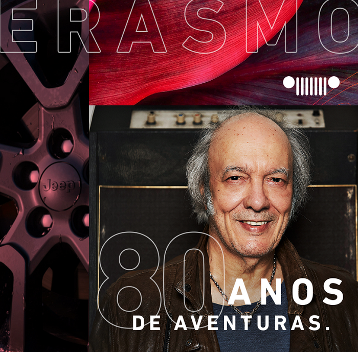 Erasmo Carlos, o Tremendão, estreia quarta temporada do podcast da Jeep®: 80 Anos de Aventura