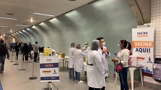 Linha 4-Amarela recebe postos de vacinação contra COVID-19 a partir de quarta-feira, 23 de junho