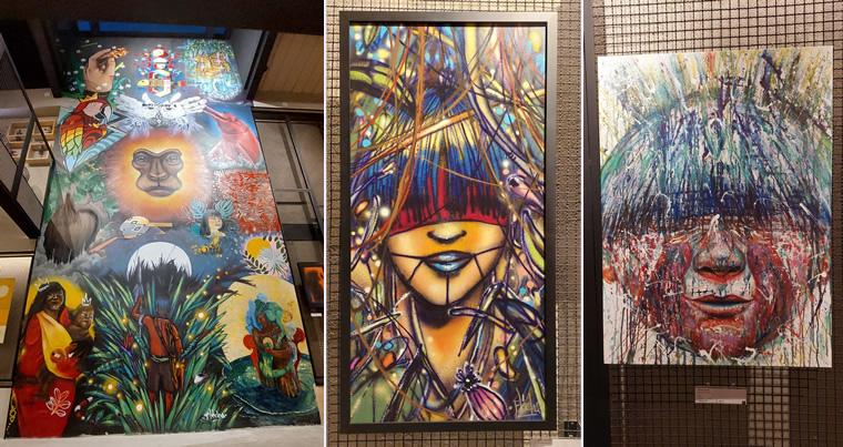 Exposição no Beco do Batman traz  Amazônia para São Paulo