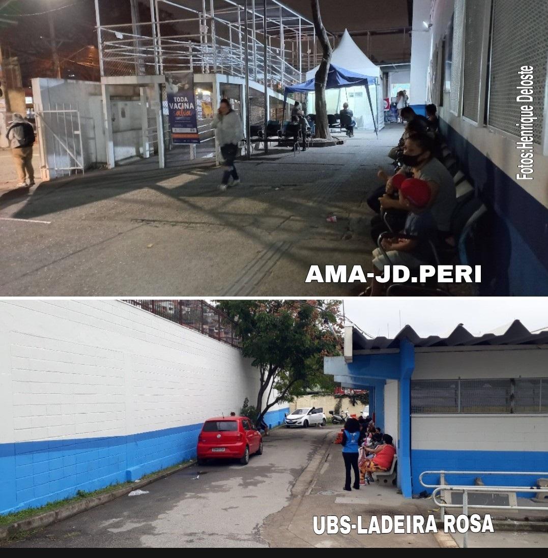 Falta de Iluminação na UBS Ladeira Rosa e AMA do Peri
