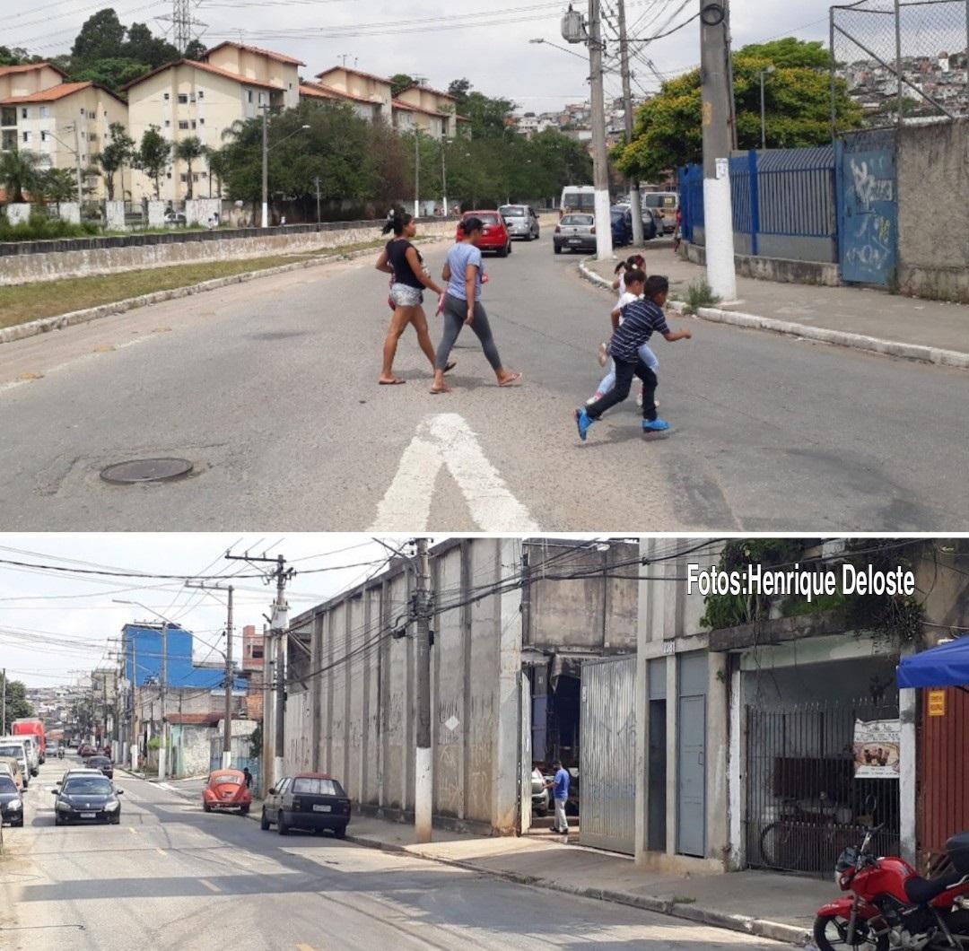 Moradores cobram sinalização na Av. Inajar de Souza e  proibição de estacionamento na Av.General Penha Brasil