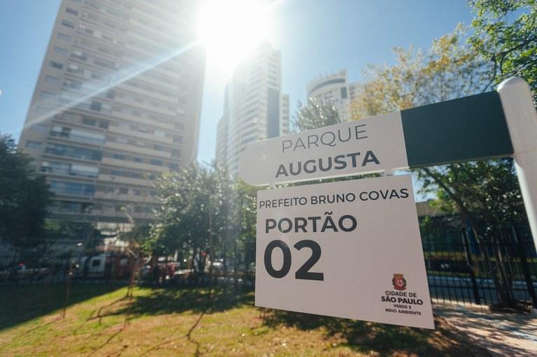 Prefeitura inaugura o Parque Municipal Augusta “Prefeito Bruno Covas”no centro da capital