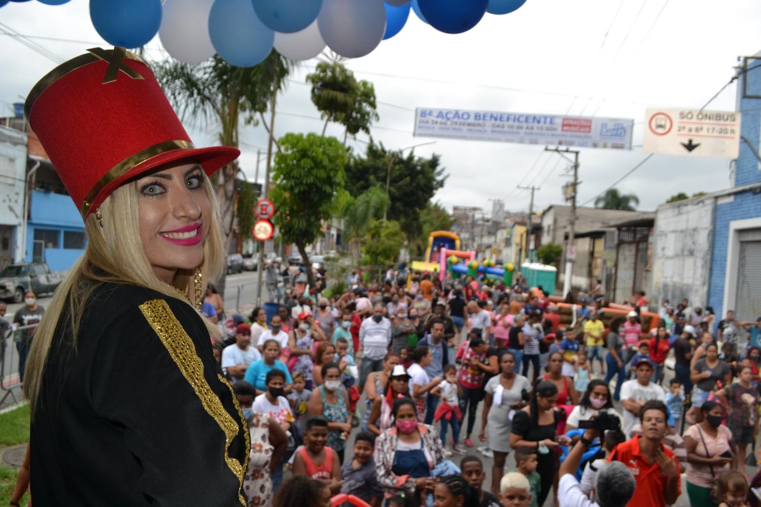 A Ação Beneficente e Cultural na Brasilândia  beneficiou centenas de crianças e famílias