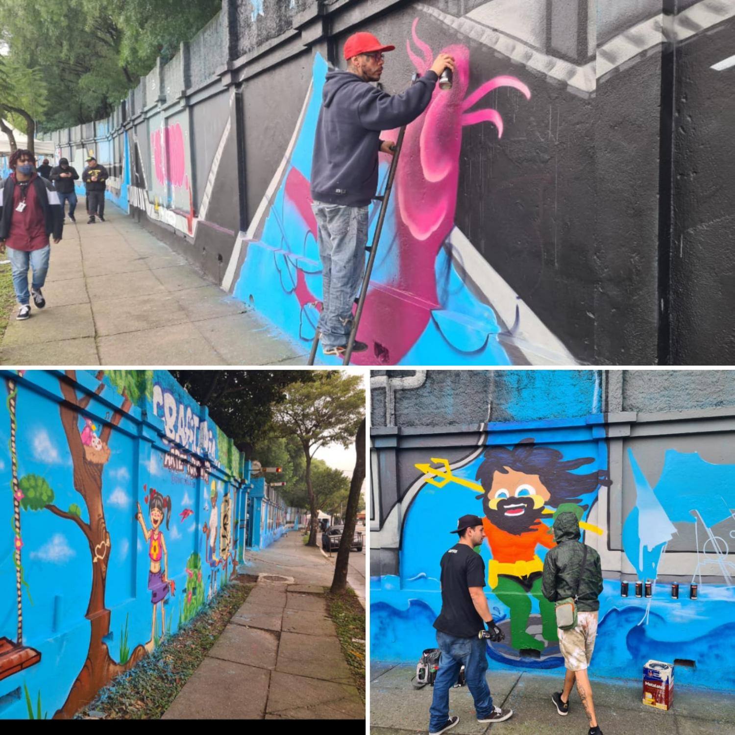 AÇÂO DE GRAFITE NA V.N.CACHOEIRINHA.