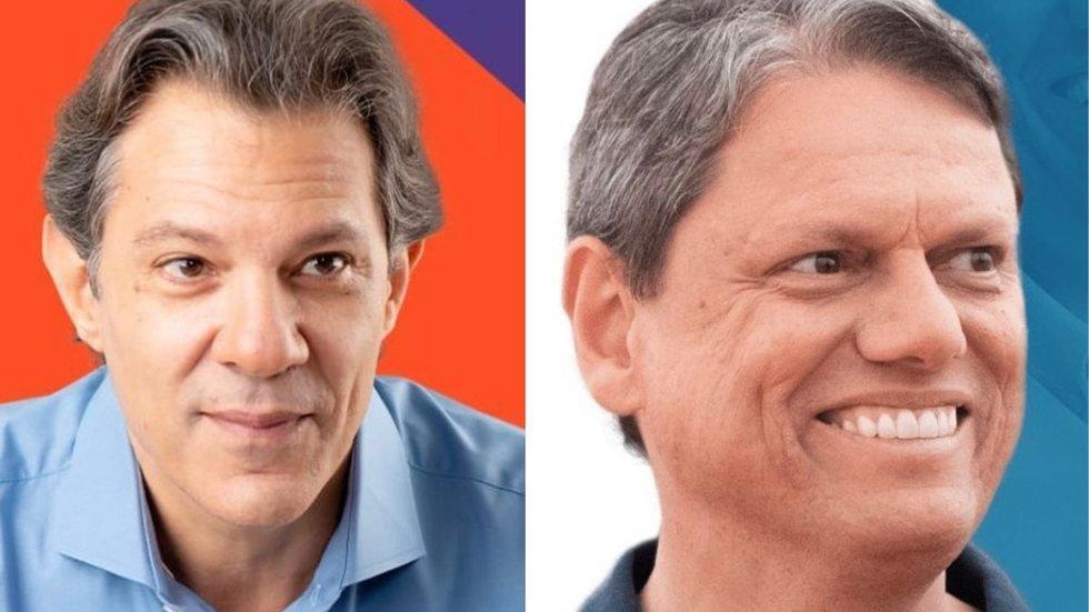 Tarcísio chega em 1º lugar e enfrenta Haddad no 2º turno em São Paulo