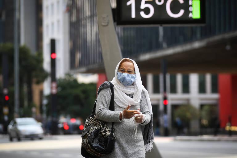 Madrugada registra a menor temperatura mínima média do ano na Cidade de São Paulo