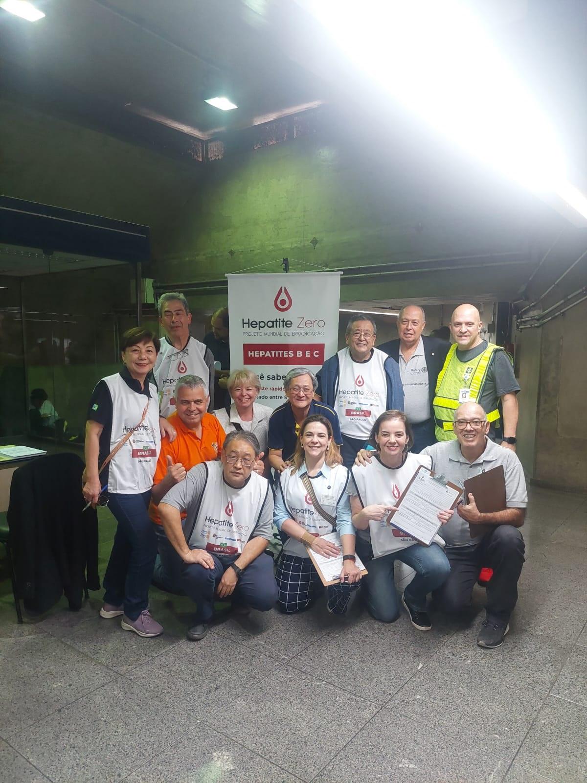 Saúde realiza testagem para hepatites virais em estações do Metrô